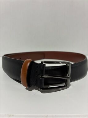Original Penguin Black Men's Leather Belt
